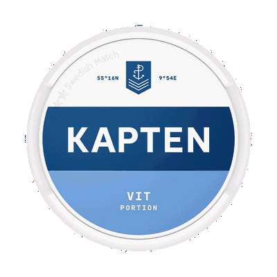 Kapten Vit Portion fram
