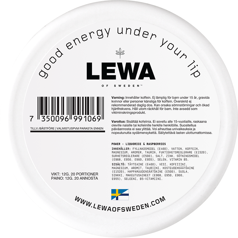 LEWA Liquorice & Raspberries Nikotinfritt