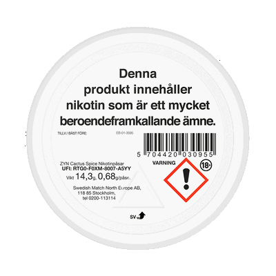 ZYN Cactus Spice Slim Extra Strong