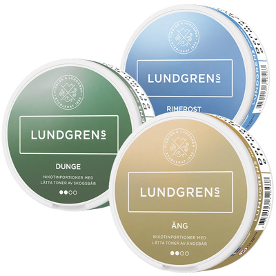 Lundgrens All White Mixpack 3-pack