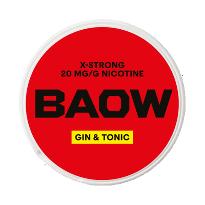 BAOW Gin & Tonic X-Strong fram