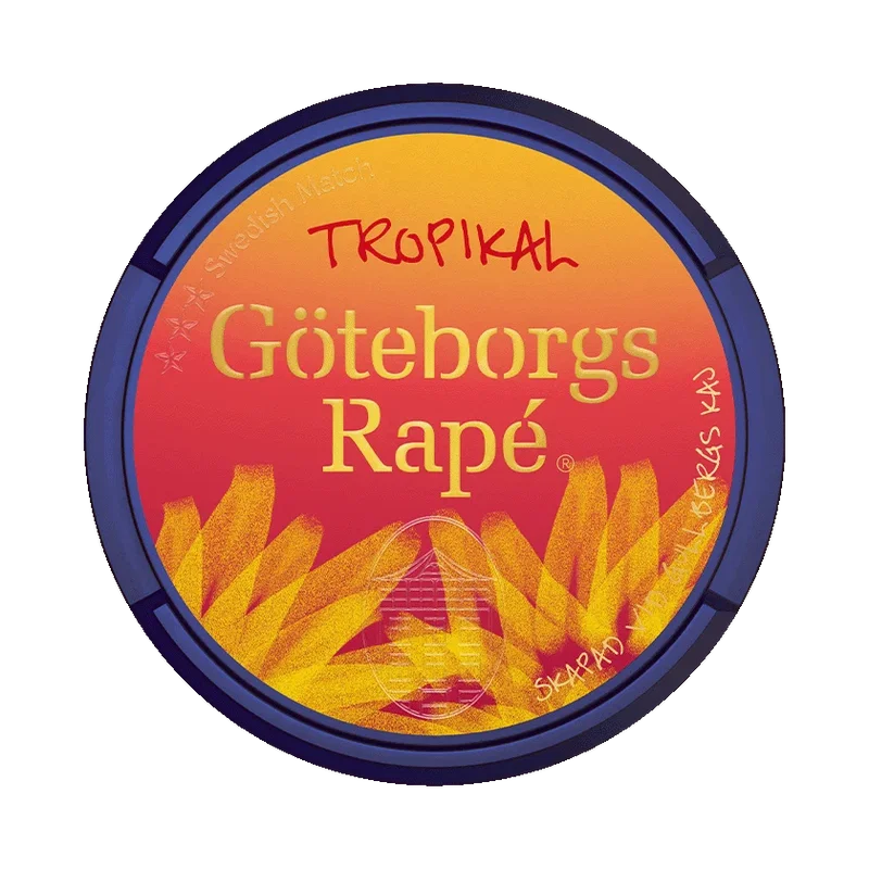 Göteborgs Rapé Tropikal Vit Portion