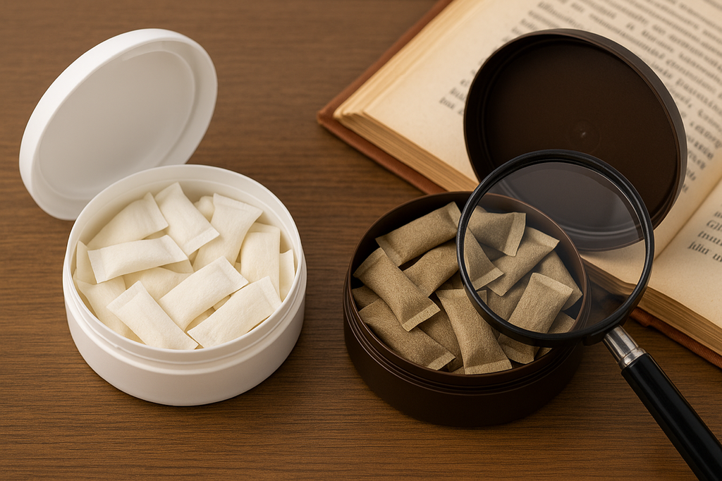 Nikotinpåsar eller portionssnus? Jämförelse och guide för att välja.