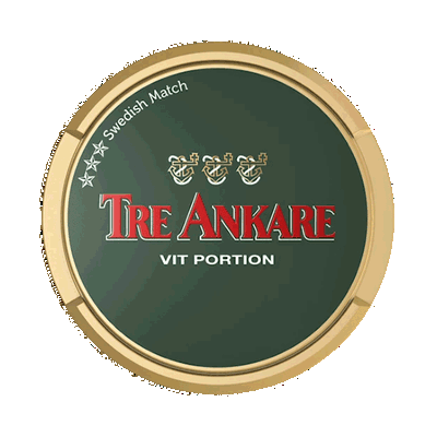Tre Ankare Vit Portion fram