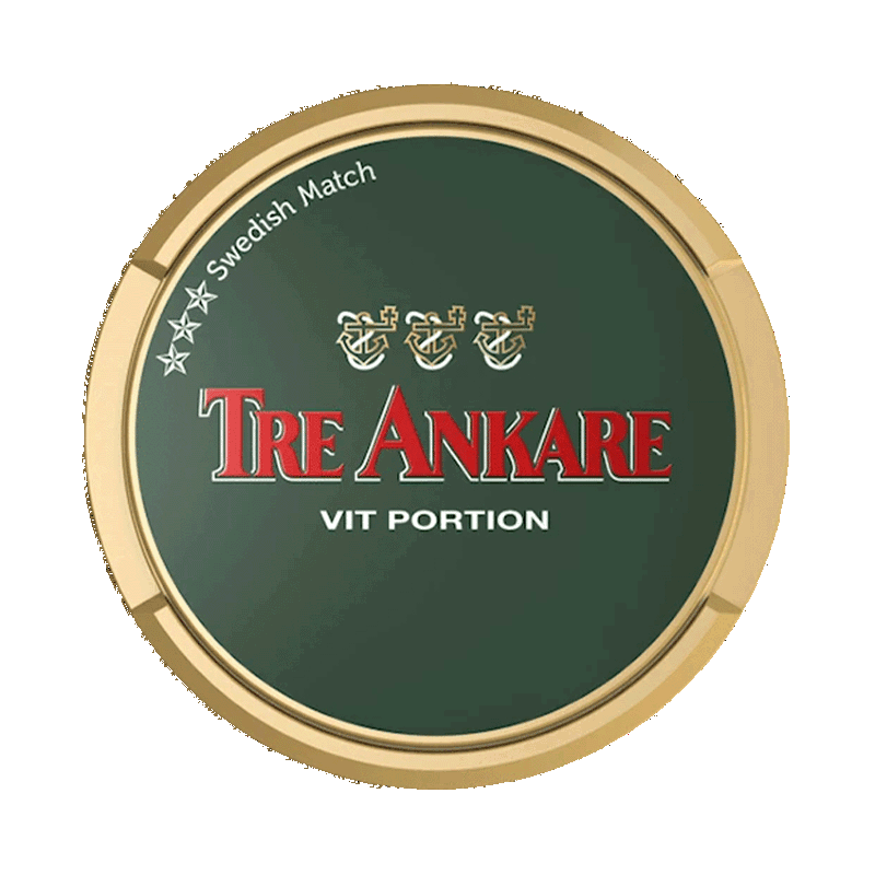 Tre Ankare Vit Portion