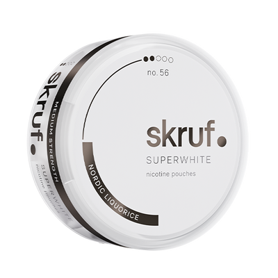 Skruf Superwhite No. 56 Nordic Liquorice