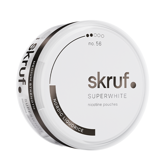 Skruf Superwhite No. 56 Nordic Liquorice