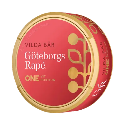 Göteborgs Rapé ONE Vilda Bär Vit Portion