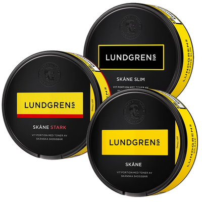LUNDGRENs Skåne Portion Mixpack 3-pack