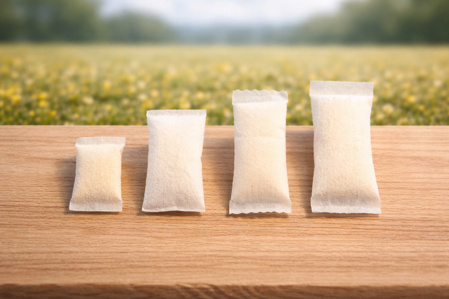 En bild som visar upp olika format på snusprillor bredvid varandra.