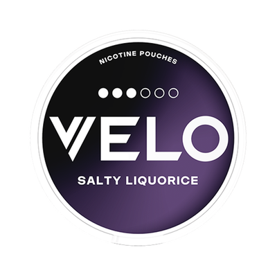 Velo Salty Liquorice fram