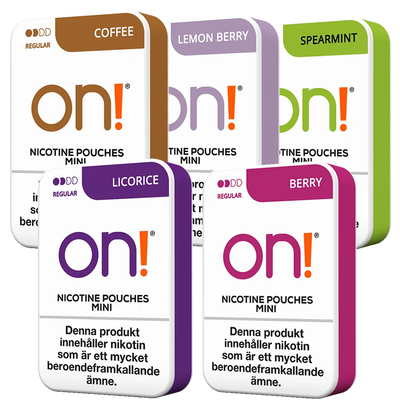 on! Mixpack Regular Mini 5-pack