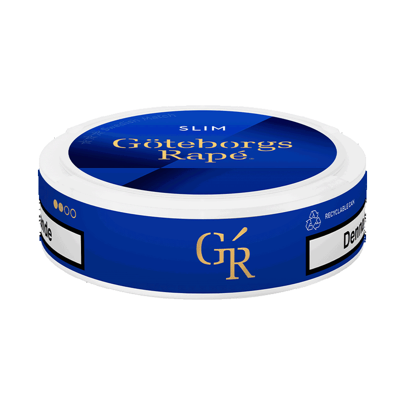 Göteborgs Rapé Slim Vit Portion