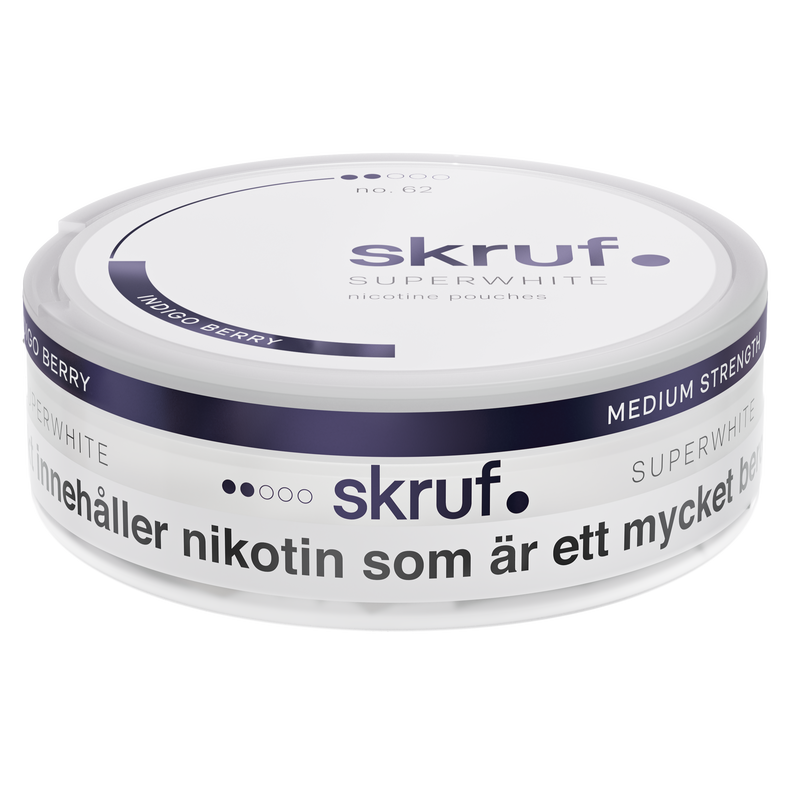 Skruf Superwhite No. 62 Indigo Berry