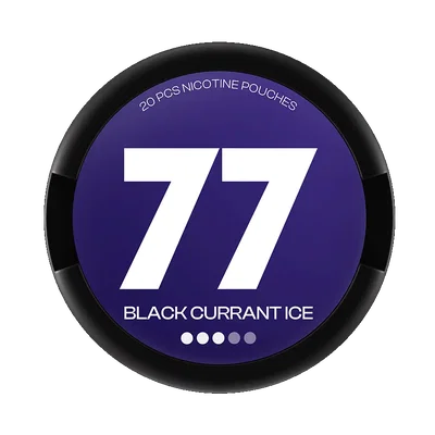 77 Black Currant Ice 10,4 mg fram