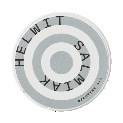 Helwit Salmiak Slim Strong fram