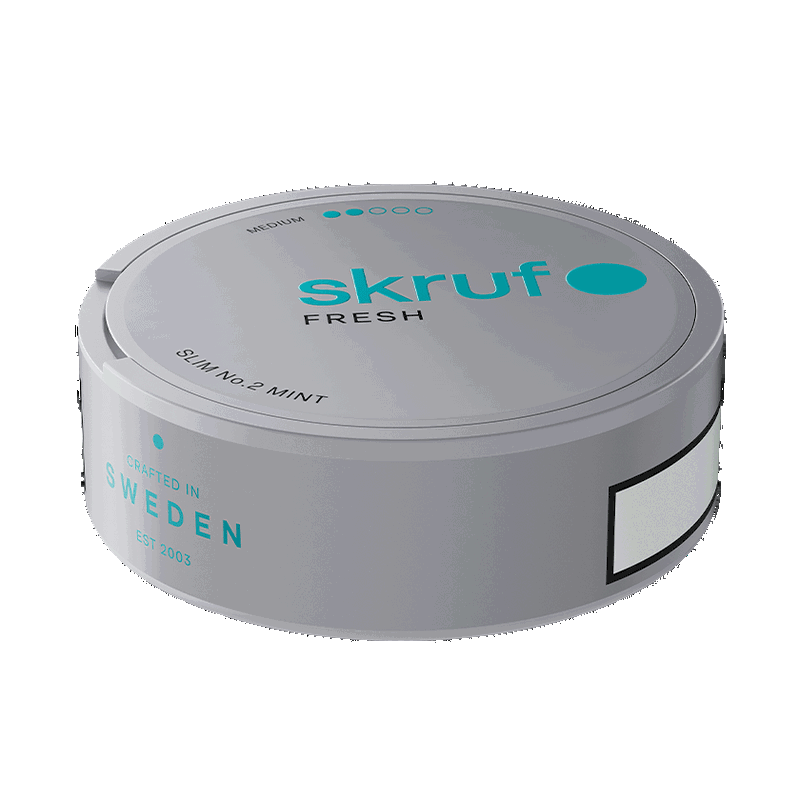 Skruf Fresh No. 2 Slim White Mint Medium