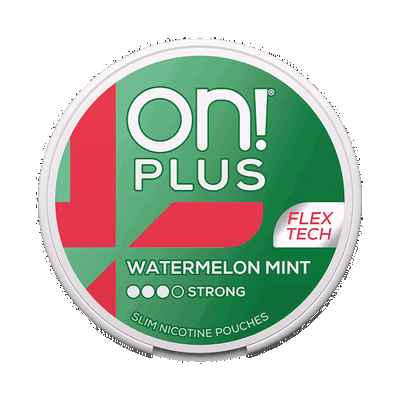 on! Plus Watermelon Mint Strong fram
