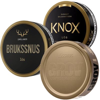 Lössnus Mixpack 3-pack