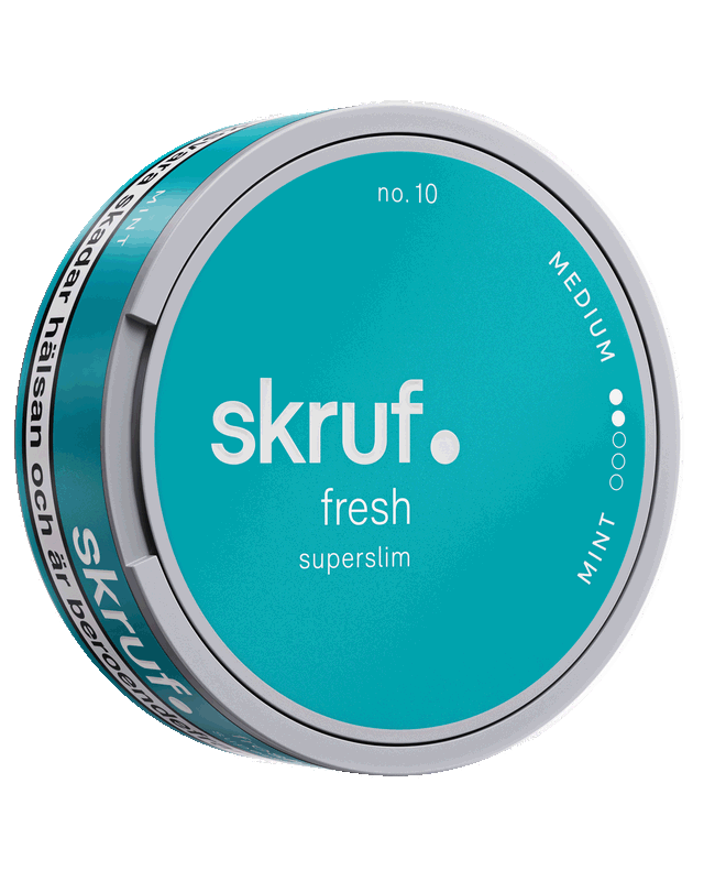 Skruf No. 10 Mint Superslim Medium