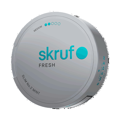 Skruf Fresh No. 2 Slim White Mint Medium