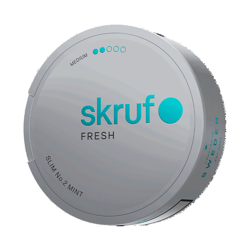 Skruf Fresh No. 2 Slim White Mint Medium