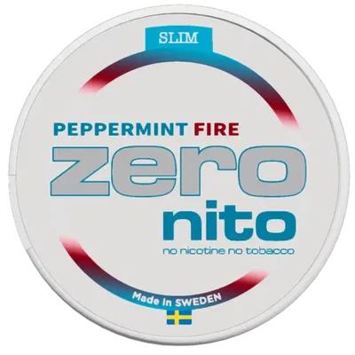 Zeronito Peppermint Fire Slim Nikotinfritt fram