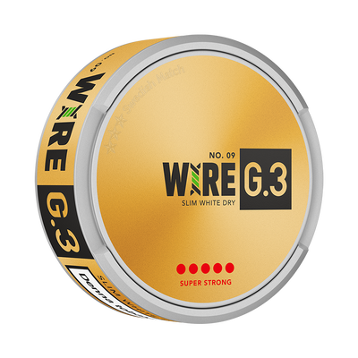 G.3 WIRE Slim White Dry Super Strong