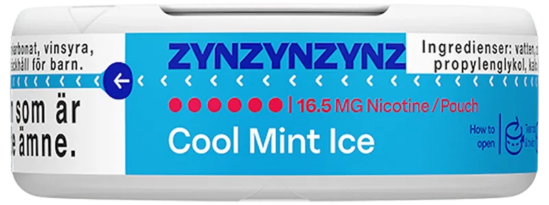 ZYN Cool Mint Ice Slim Ultra Strong