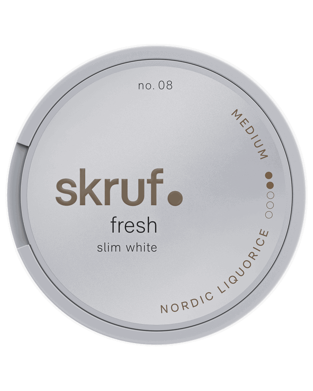 Skruf No. 8 Nordic Liquorice Medium