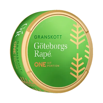 Göteborgs Rapé ONE Granskott Vit Portion