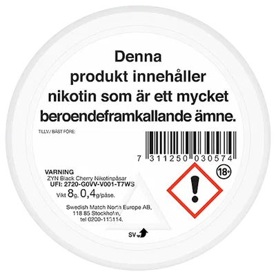 ZYN Black Cherry Mini S2