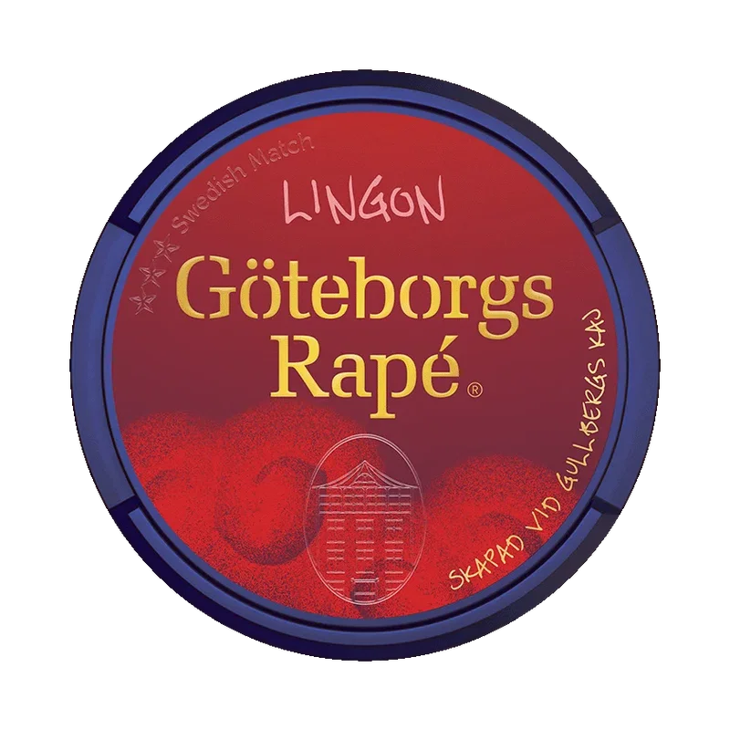 Göteborgs Rapé Lingon Vit Portion