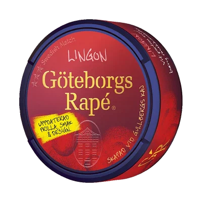 Göteborgs Rapé Lingon Vit Portion