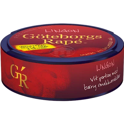 Göteborgs Rapé Lingon Vit Portion