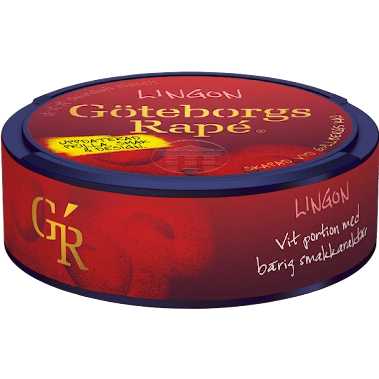 Göteborgs Rapé Lingon Vit Portion