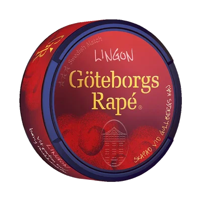 Göteborgs Rapé Lingon Vit Portion