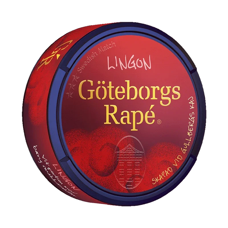 Göteborgs Rapé Lingon Vit Portion