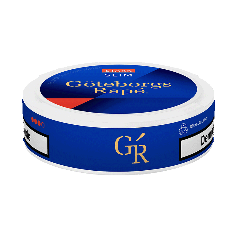 Göteborgs Rapé Slim Vit Portion Stark