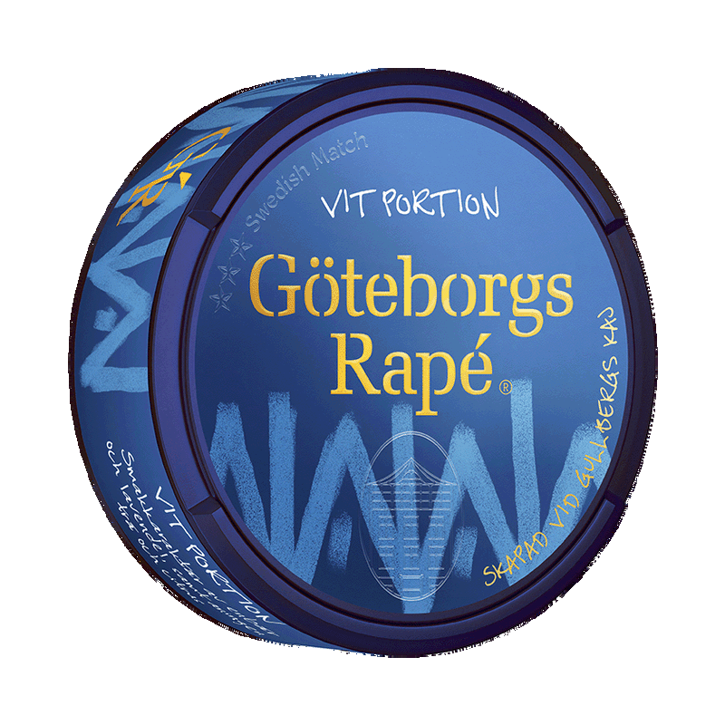 Göteborgs Rapé Vit Portion