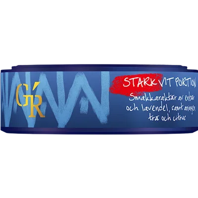 Göteborgs Rapé Vit Portion Stark