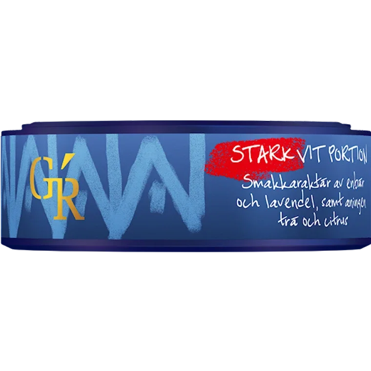 Göteborgs Rapé Vit Portion Stark
