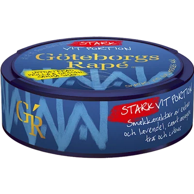 Göteborgs Rapé Vit Portion Stark