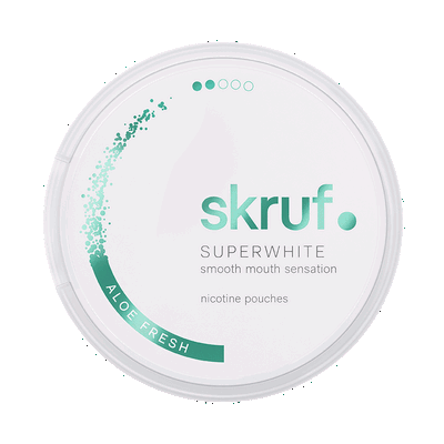 Skruf Superwhite Aloe Fresh fram