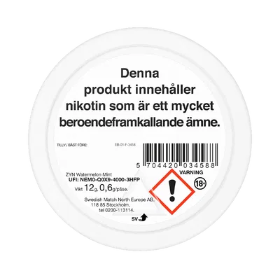 ZYN Watermelon Mint Slim S2