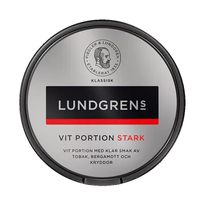 Lundgrens Vit Portion Stark fram