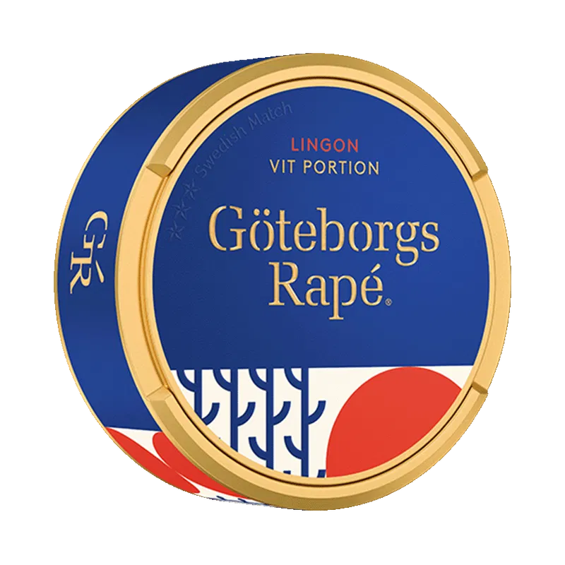Göteborgs Rapé Lingon Vit Portion