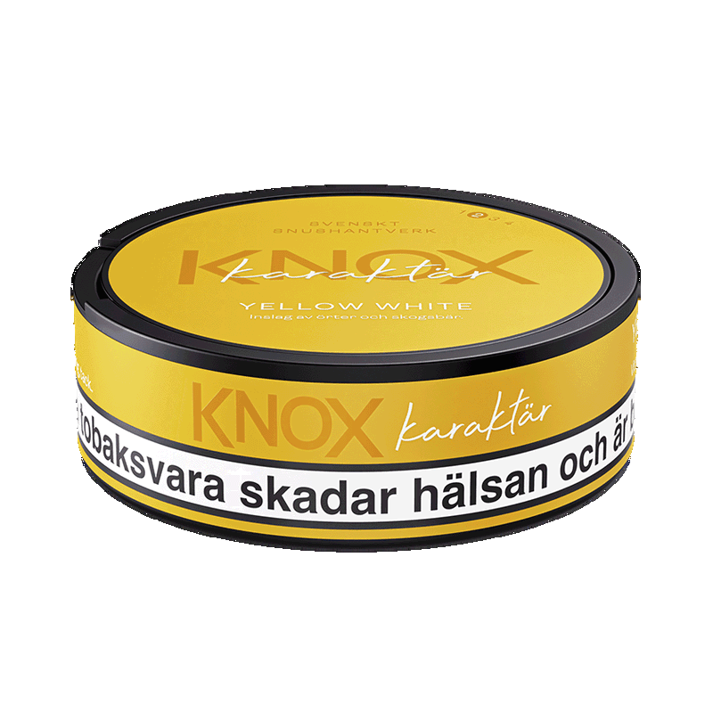 Knox Karaktär Yellow White