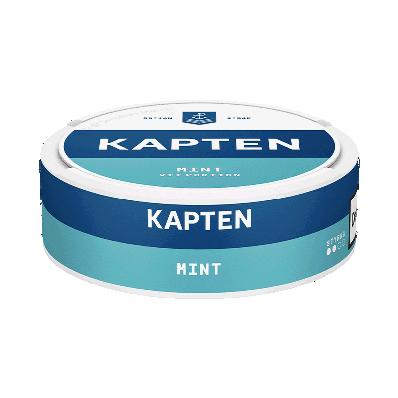 Kapten Mint Vit Portion