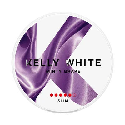 Kelly White Minty Grape Extra Strong fram